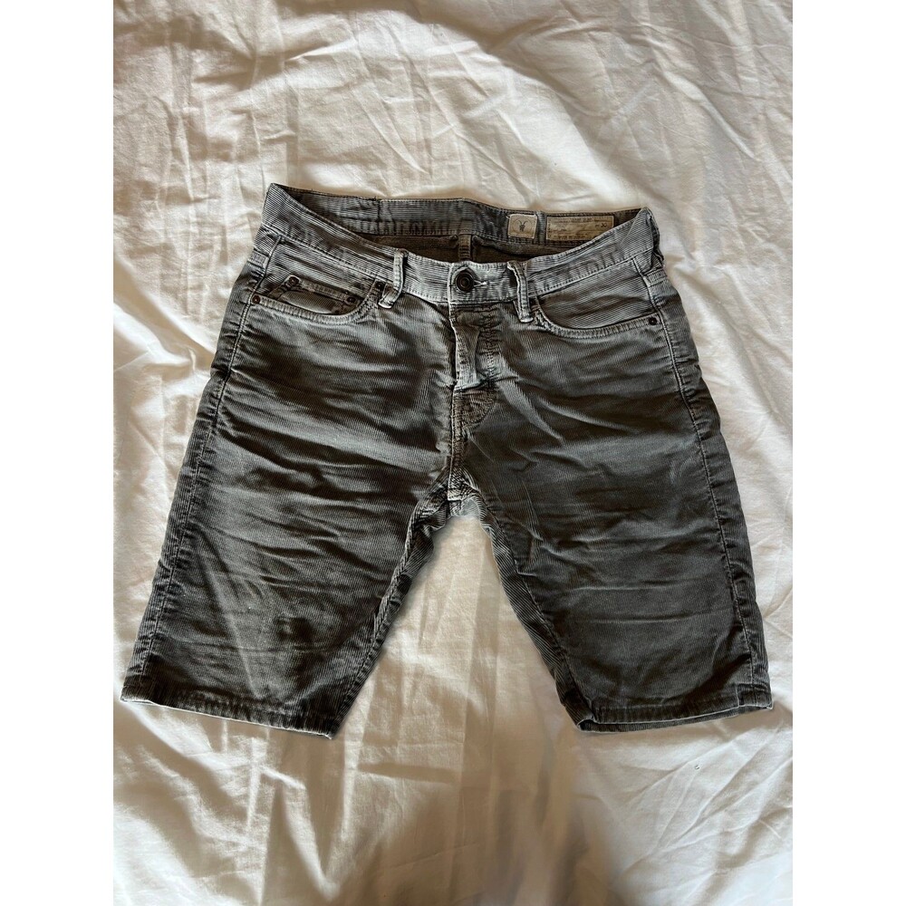 All Saints Charcoal Flat Front Men's Shorts